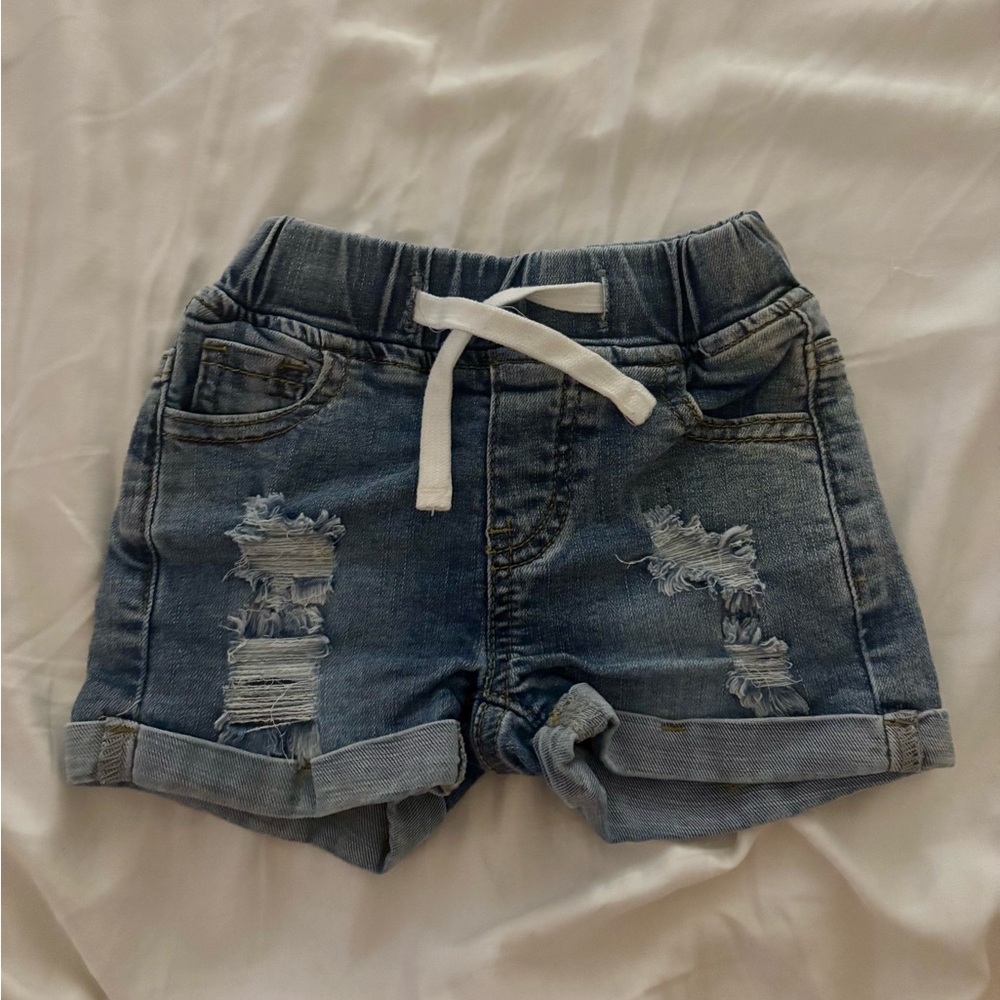 Little Bipsy Jean Shorts size 6-12m